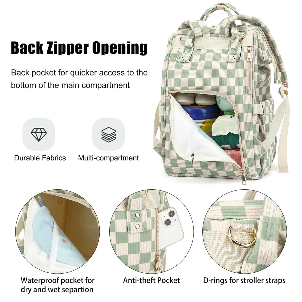 Dezcrab wide-opening main compartment for quick access to essentials.