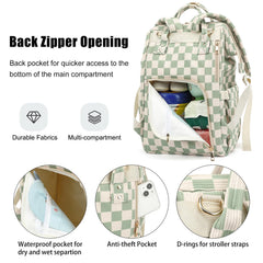 Dezcrab wide-opening main compartment for quick access to essentials.
