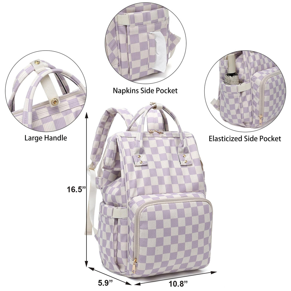 Dezcrab diaper bag pig-nose pattern for playful style.