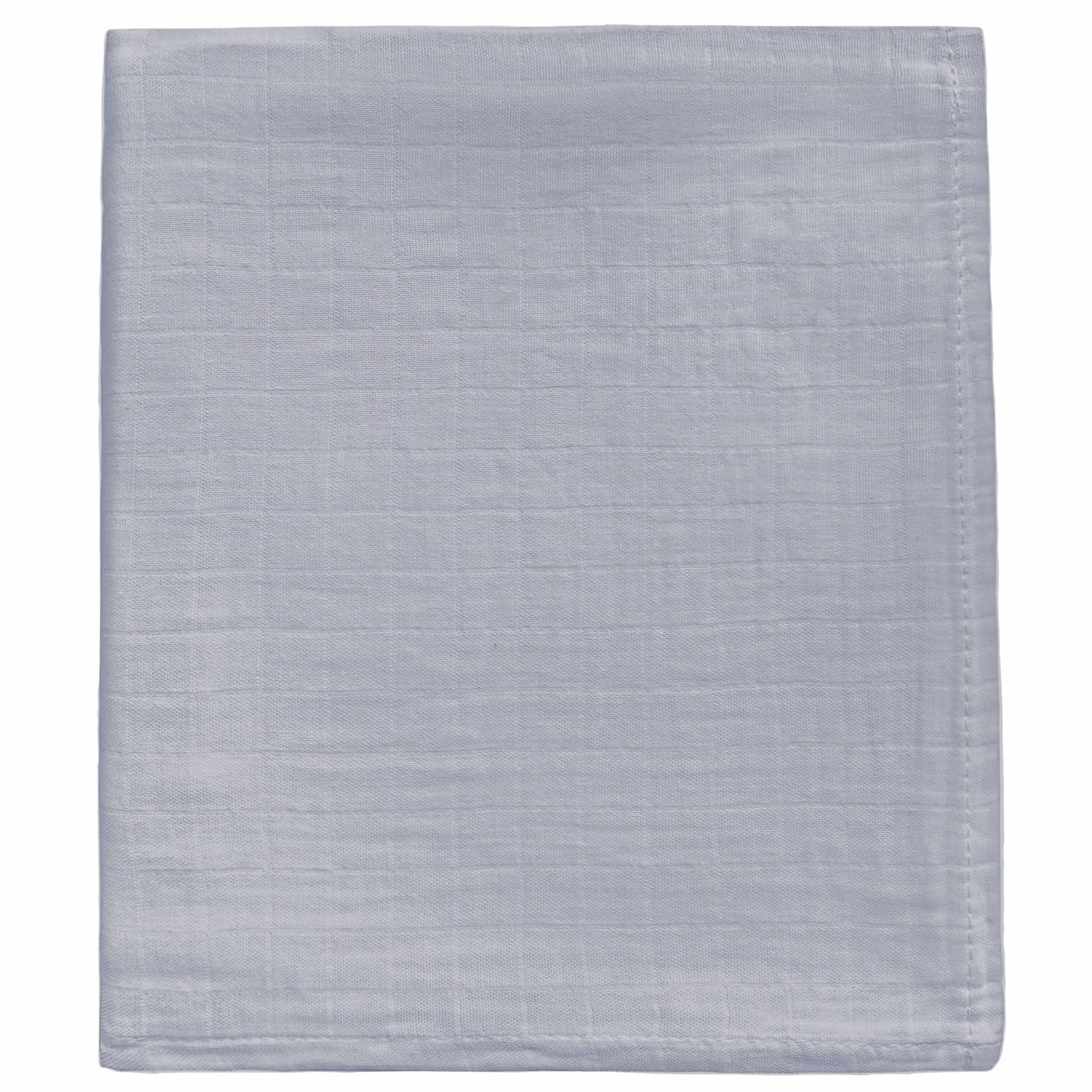 DEZIGKA muslin newborn swaddle blanket gray, soft, breathable for cozy wrapping