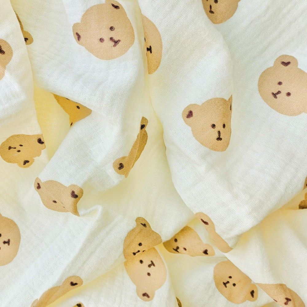 DEZIGKA muslin swaddle blanket durable and machine washable.