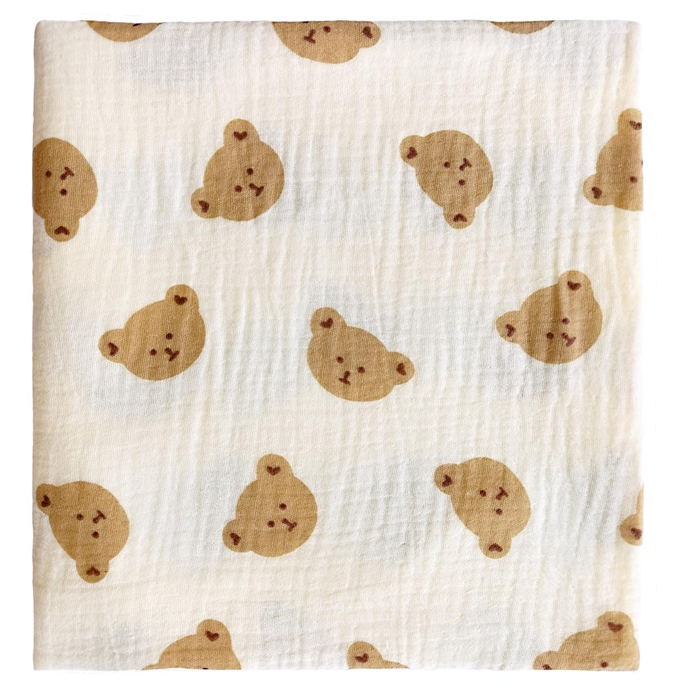 DEZIGKA muslin swaddle blanket with soft texture for newborn comfort.