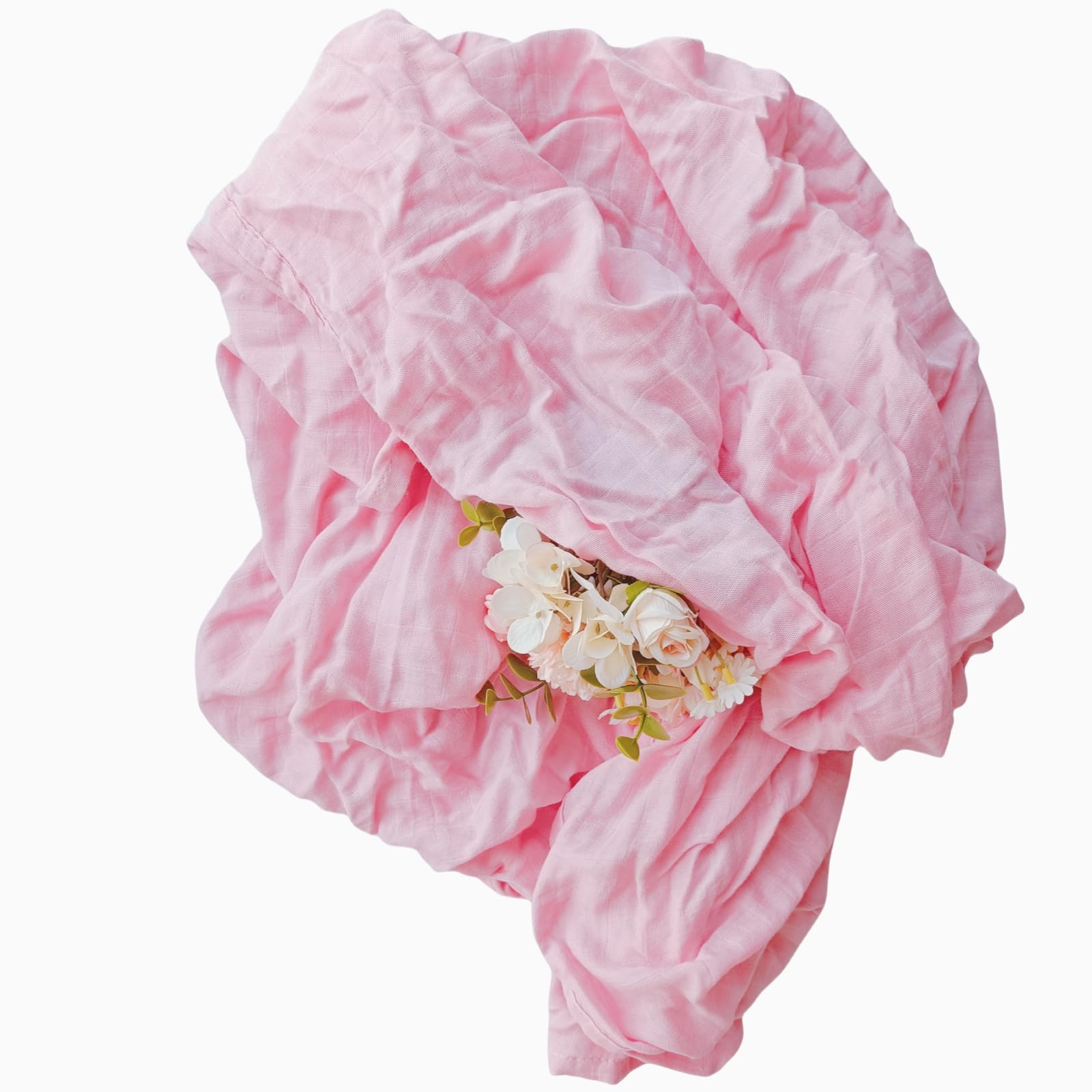DEZIGKA swaddle blanket as photography prop for baby shoots