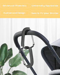 DF Dualferv stroller hooks aluminum body adds lightweight strength for daily use