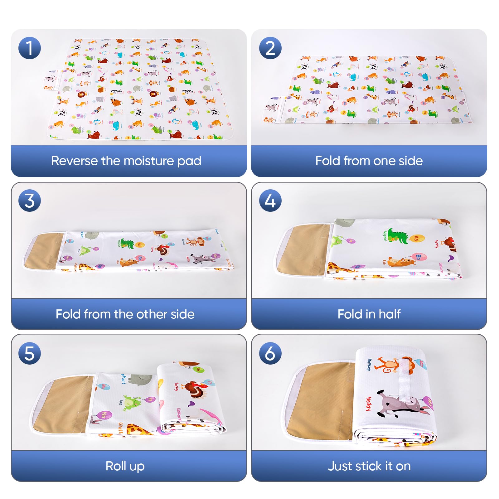 DFHY foldable picnic blanket with carry bag for easy transport