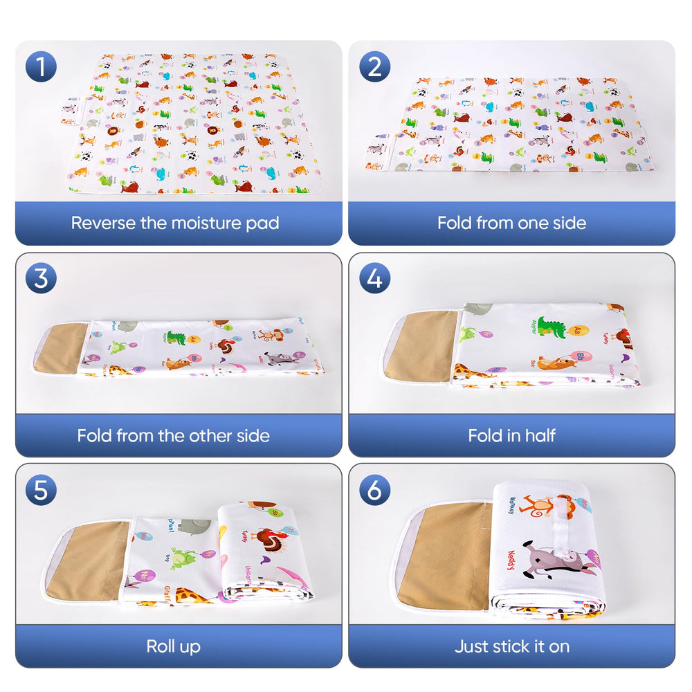 DFHY foldable picnic blanket with carry bag for easy transport