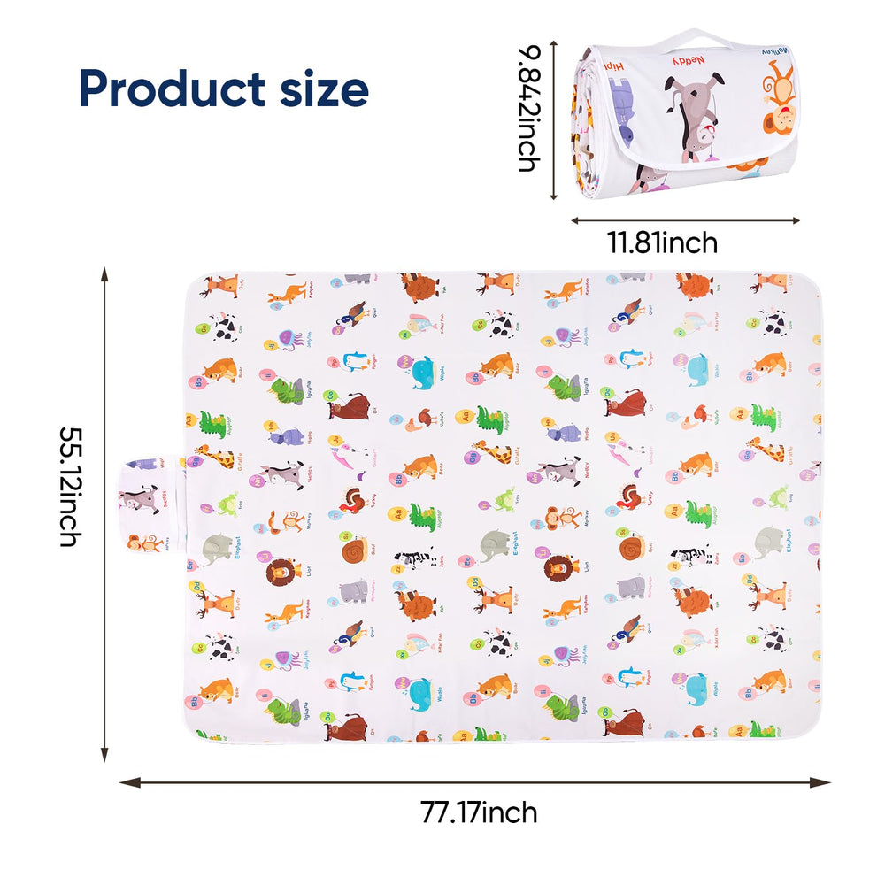 DFHY picnic mat large 55x70 surface for family picnics outdoors