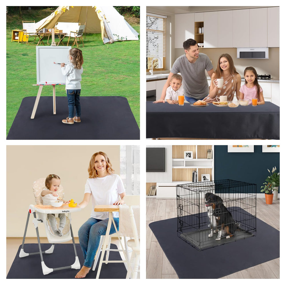 DFHY Splat Mat anti-slip back keeps mat in place on any surface