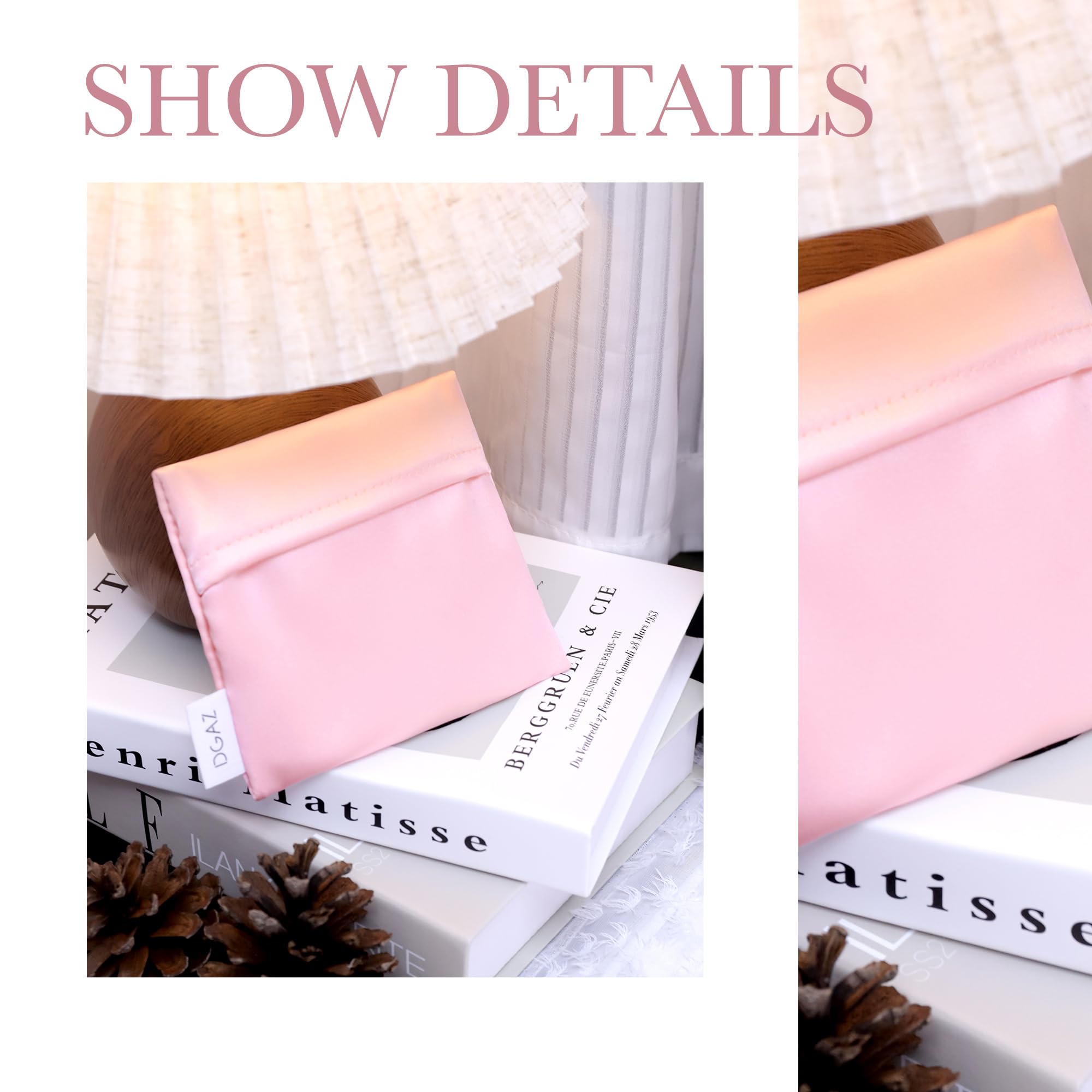 DGAZ privacy design keeps feminine products discreet and ready.