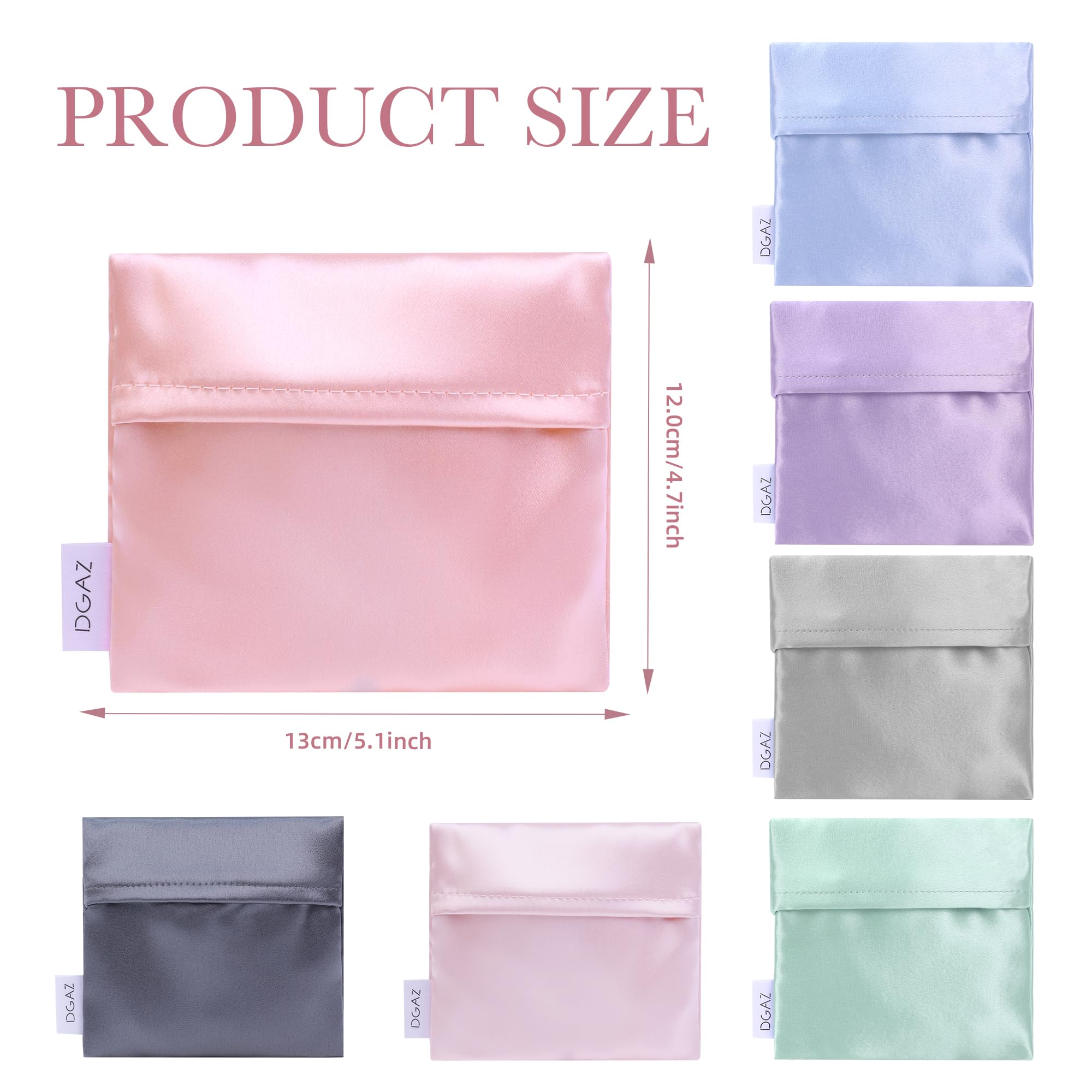 DGAZ travel-friendly pouch fits purses and totes for privacy.