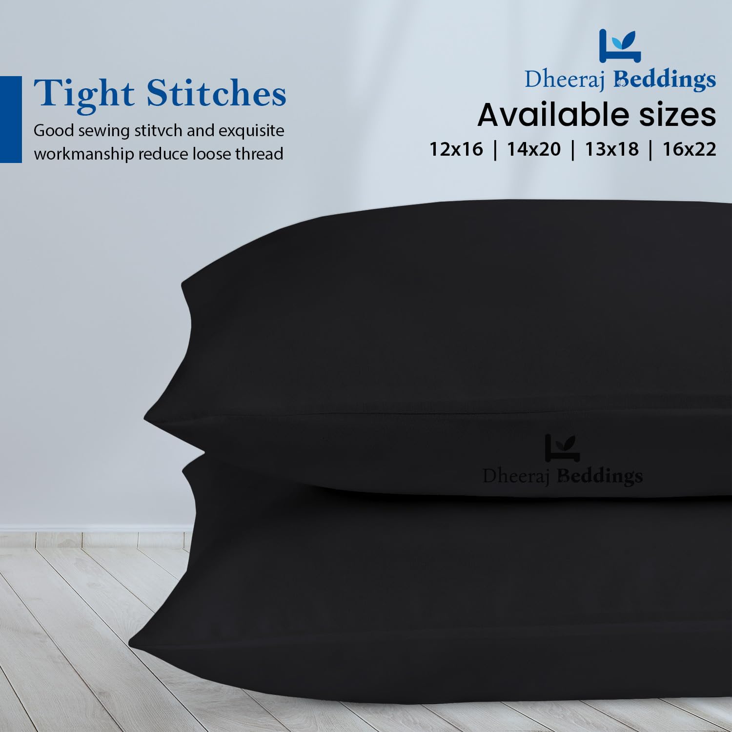 Dheeraj Beddings Egyptian cotton close-up shows luxurious 500-thread-count softness