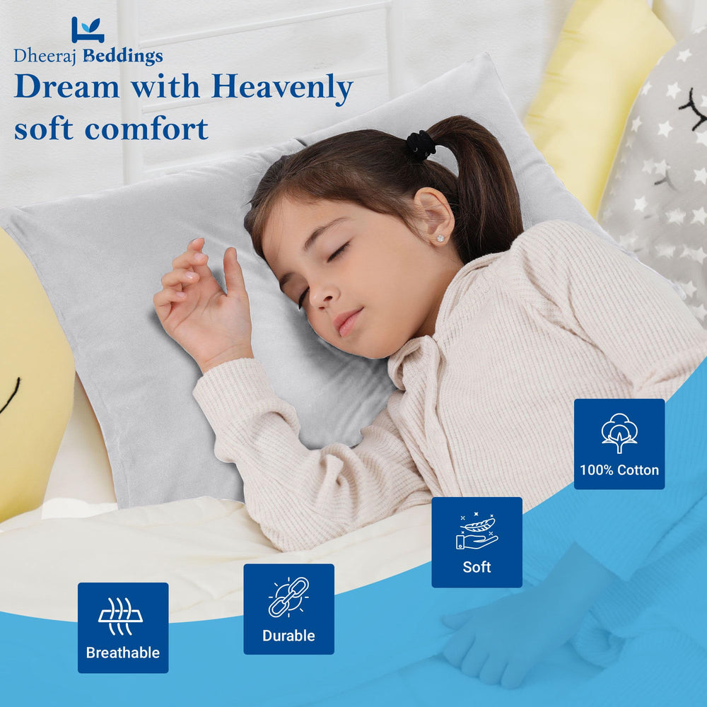 Dheeraj Beddings machine-washable pillow covers keep softness after washing