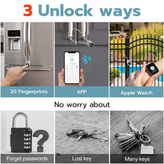 Dhiedas fridge lock with Bluetooth app control for remote permissions.