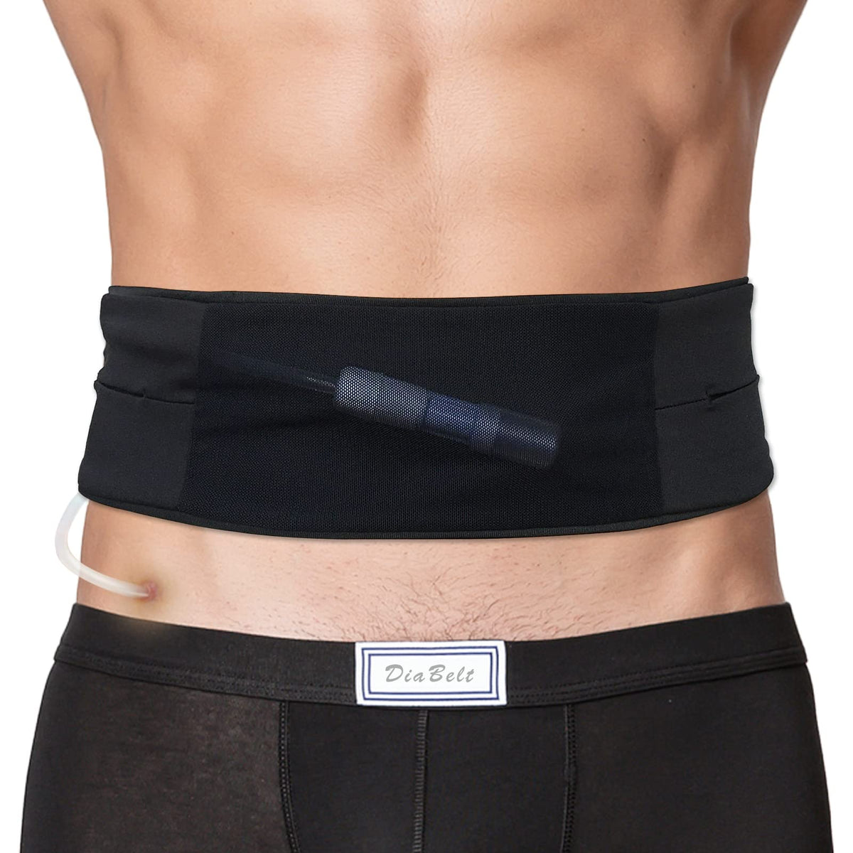 DiaBelt breathable PD belt with mesh pouch keeps catheter secure and discreet