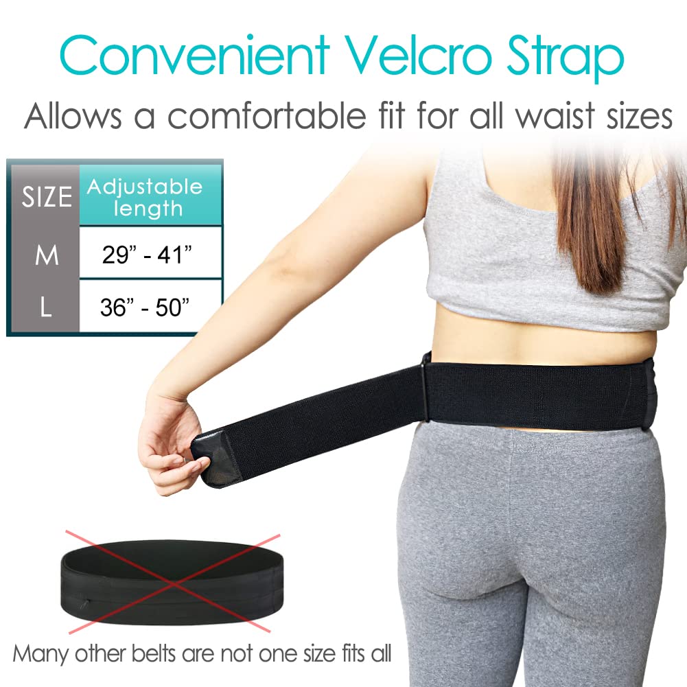 DiaBelt slim, discreet design fits under clothes for daily activity