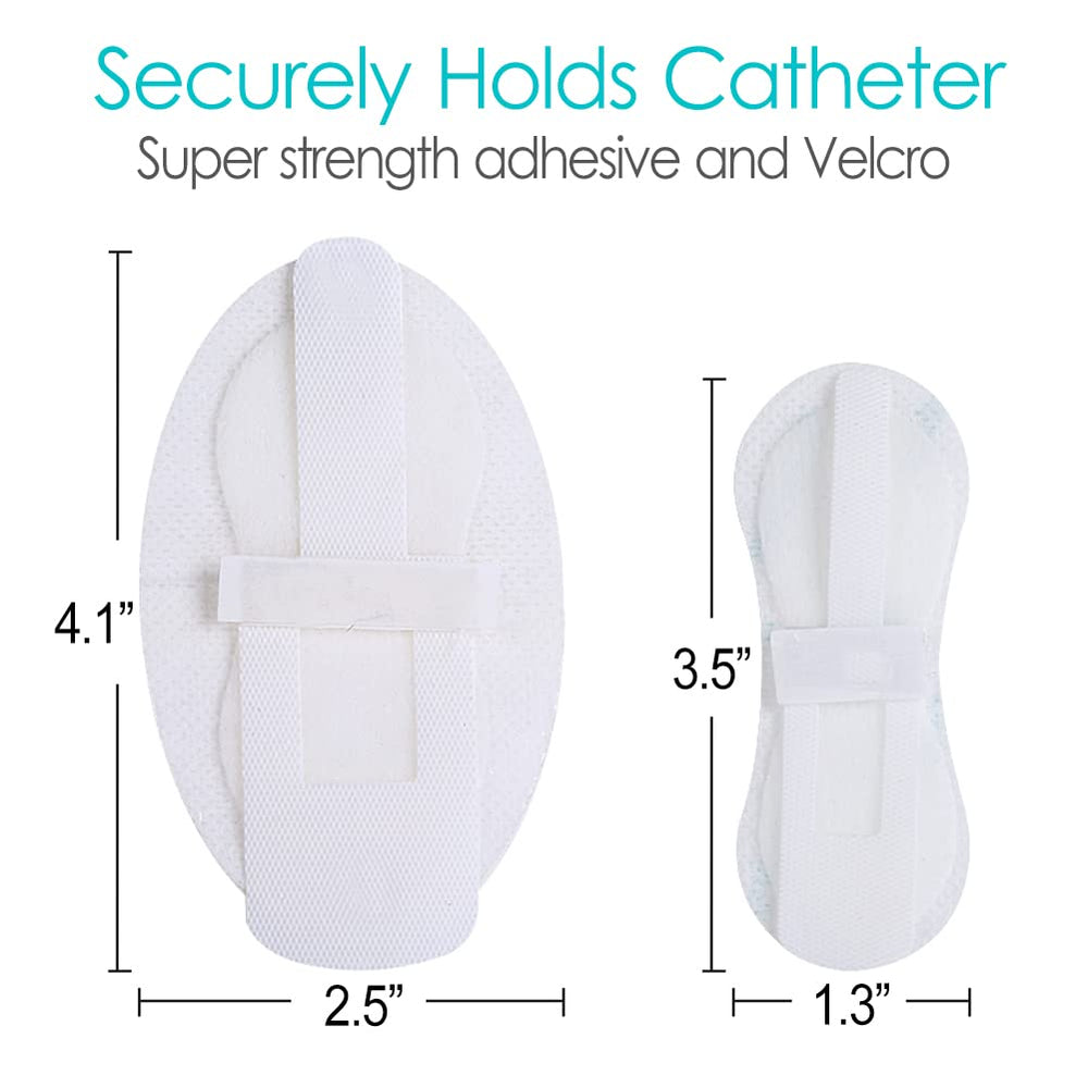 DiaBelt easy-apply patch facilitates quick securement without skin pulling.