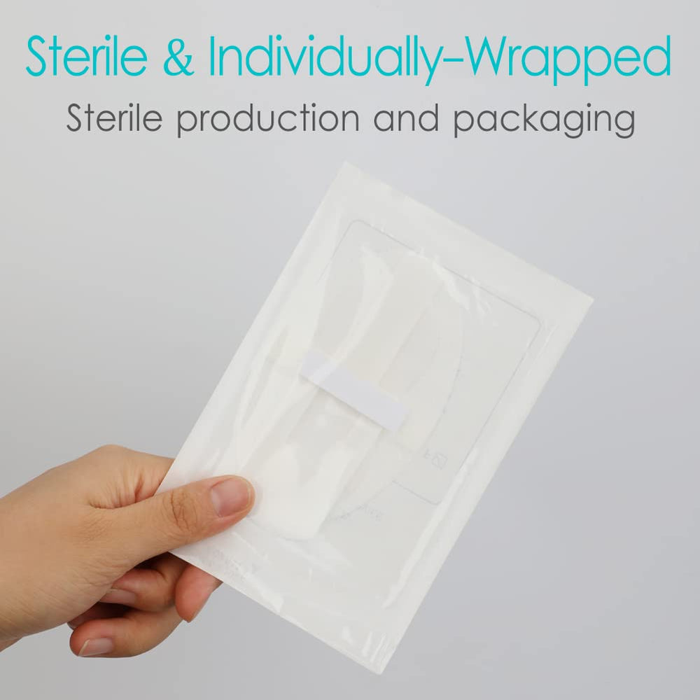 DiaBelt non-woven dressing patch pack for clean, hygienic use.