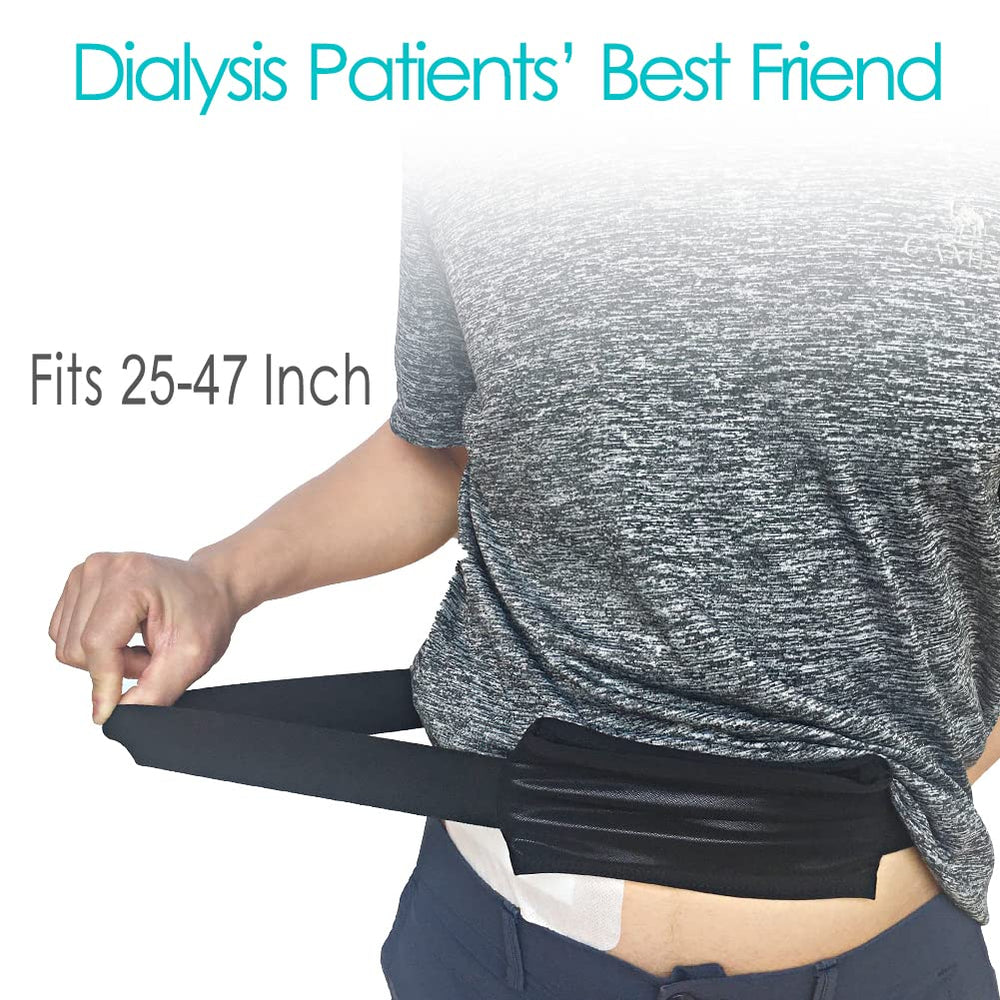 DiaBelt slim design worn under clothes for discreet use.