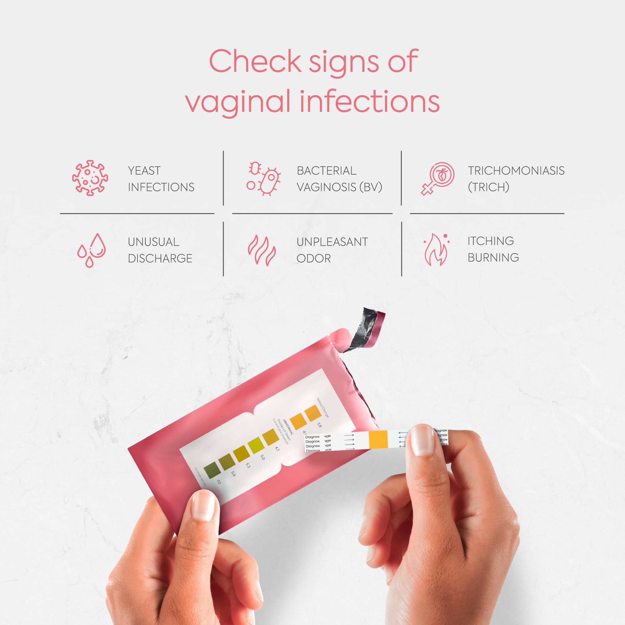 DIAGNOX HEALTH clinical-grade pH strips for accurate home testing