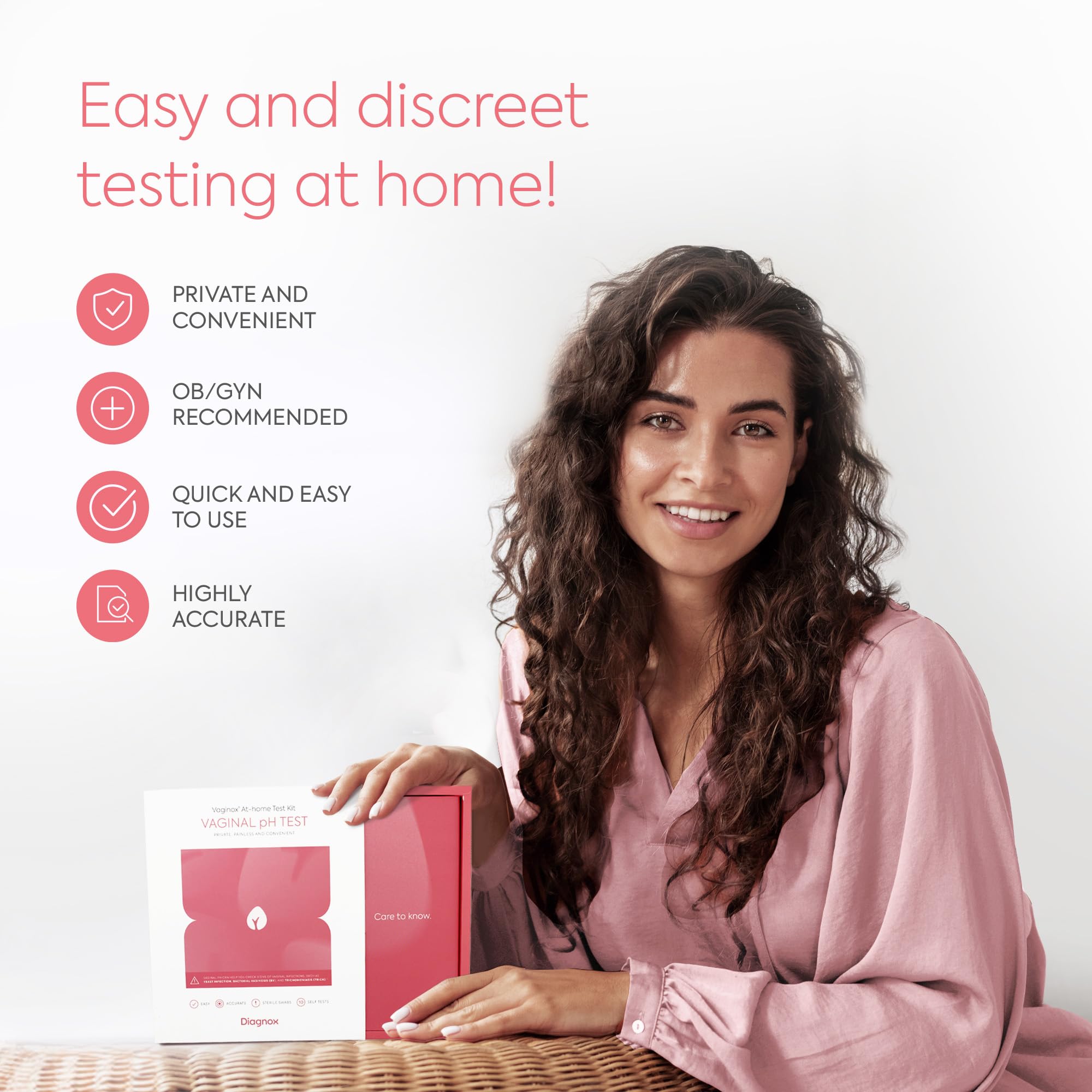 DIAGNOX HEALTH private home-use kit enabling discreet vaginal health checks