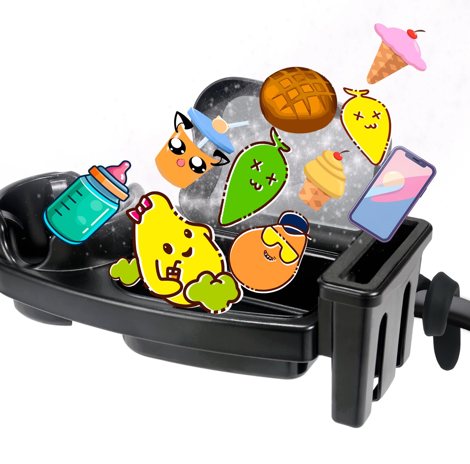 Diancy snack tray dust cover protects snacks and keeps surfaces clean.