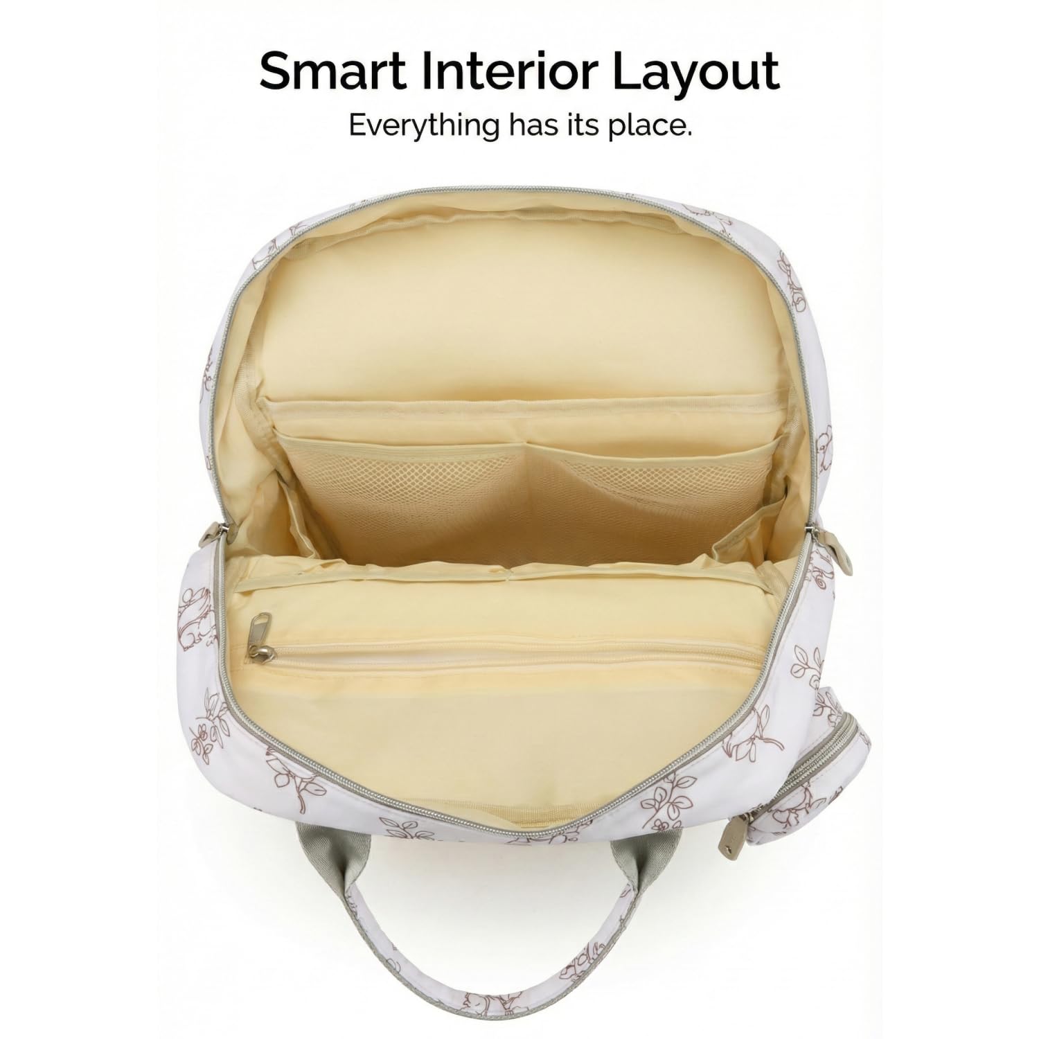Diaper Bag Backpack stroller straps keeping bag secure during walks