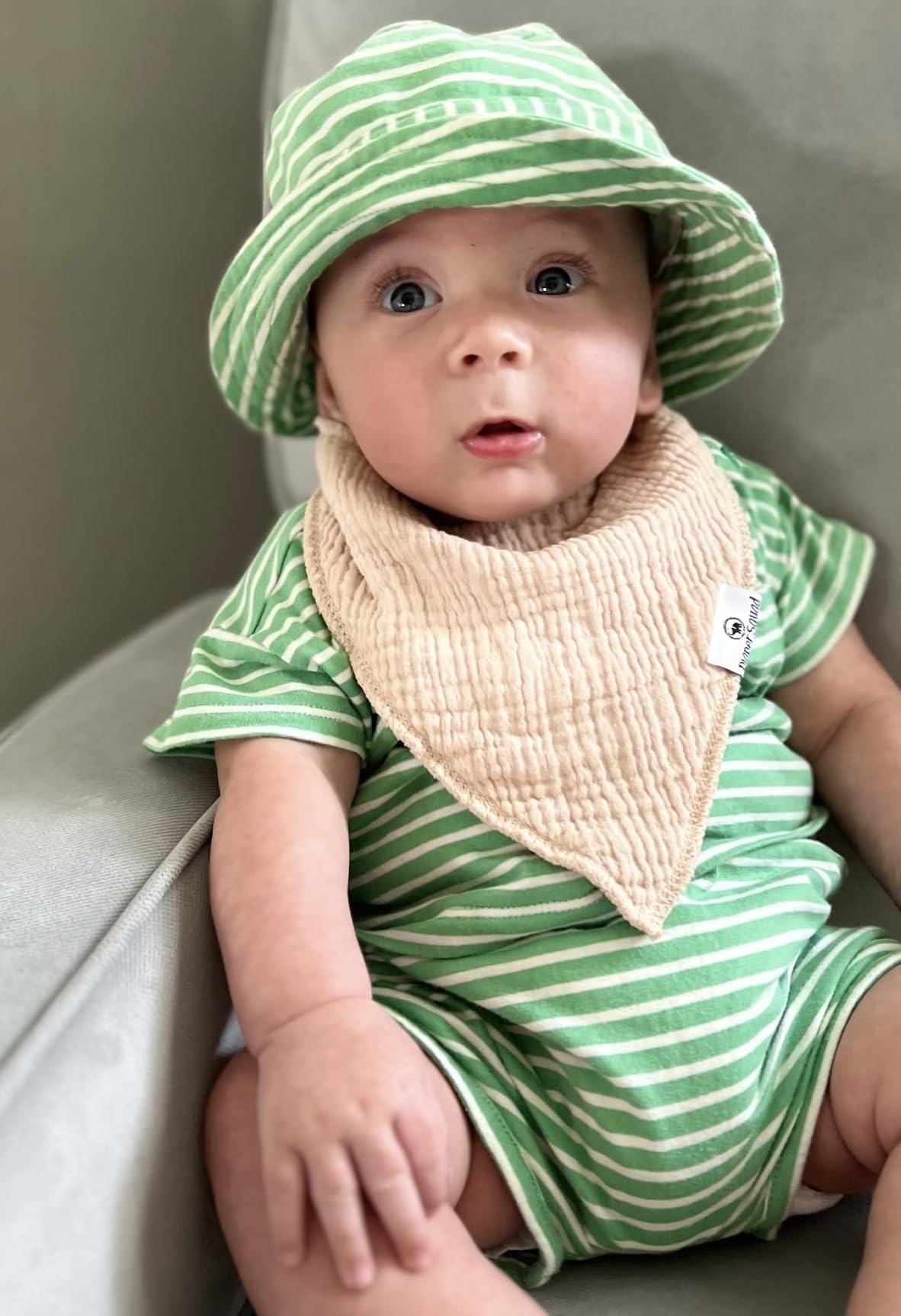 Diaper Squad bibs are machine washable for quick daily cleanup.