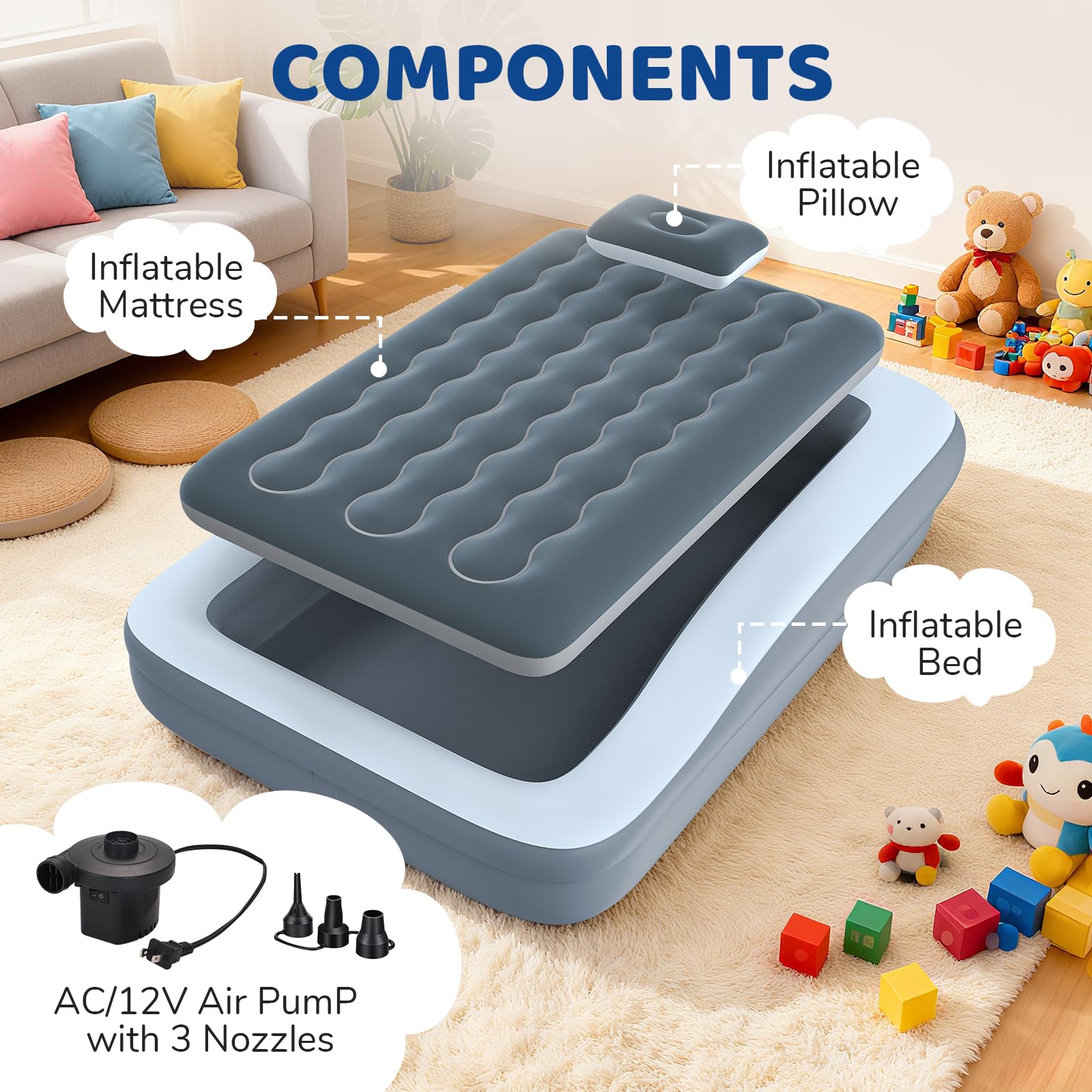 DICOLIN soft flocked surface is waterproof and easy to clean