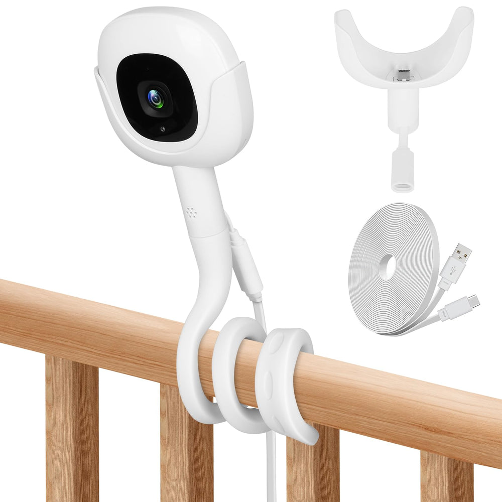 Didalo Nanit Pro flex mount with Type-C charging for uninterrupted monitoring