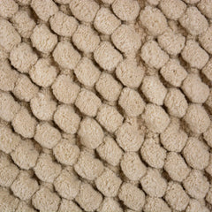 DII plush bath mat with quick-dry microfiber keeps floors dry after showers
