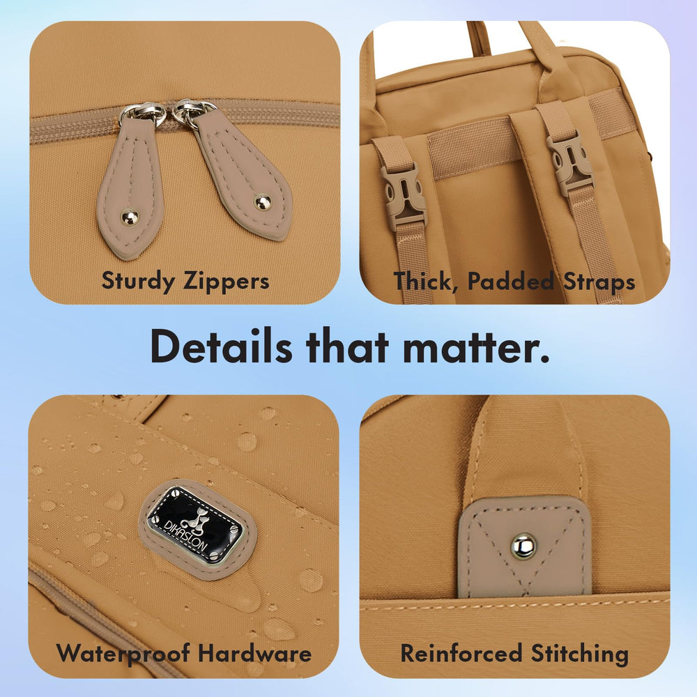 Dikaslon insulated pockets help maintain bottle temperature on trips