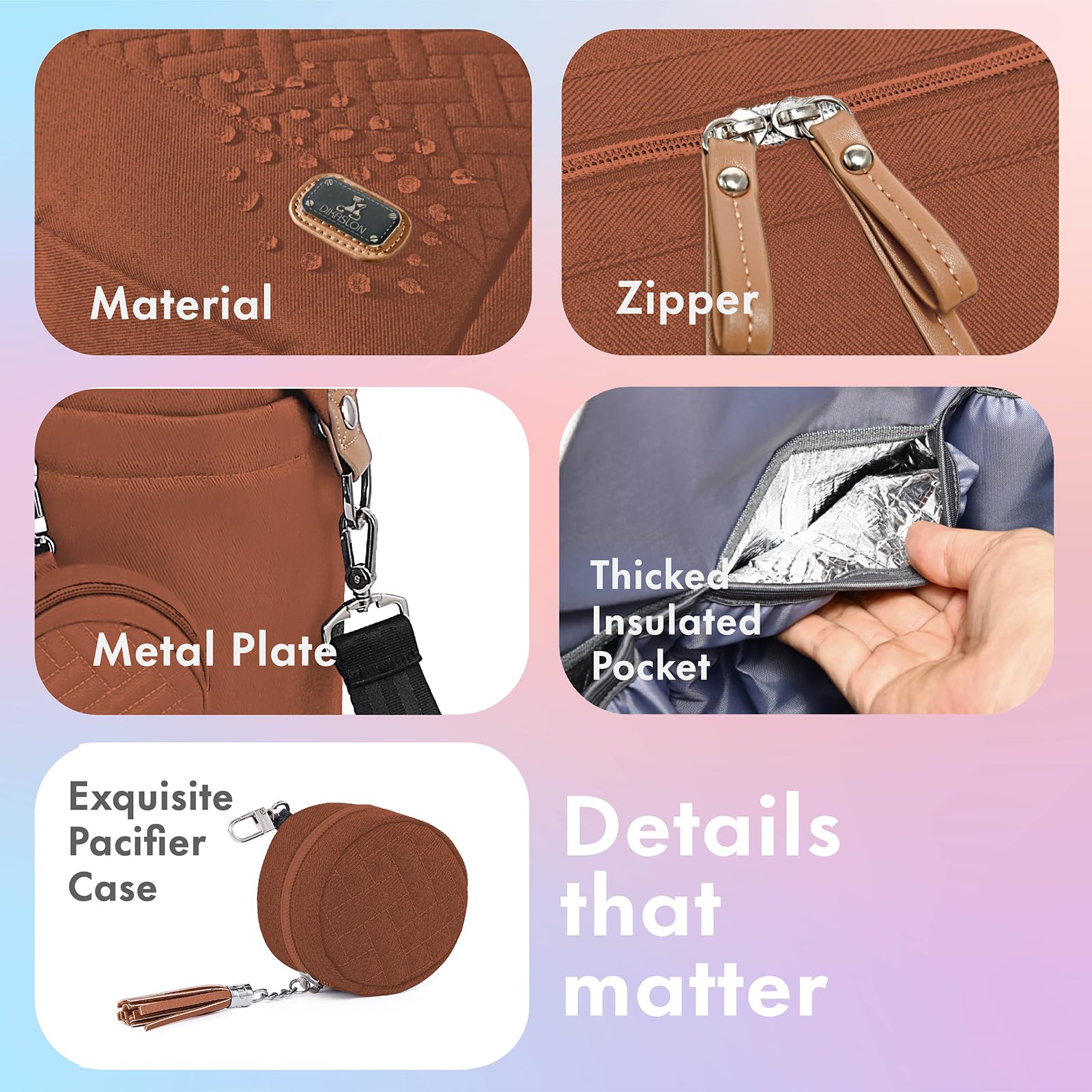 Dikaslon insulated pouches keep bottles at proper temperature