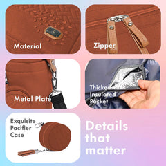 Dikaslon insulated pouches keep bottles at proper temperature