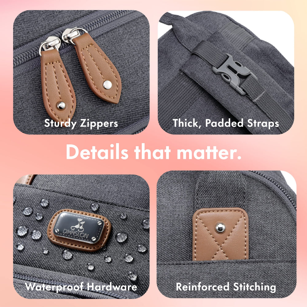 Dikaslon pacifier case keeps two pacifiers clean and ready