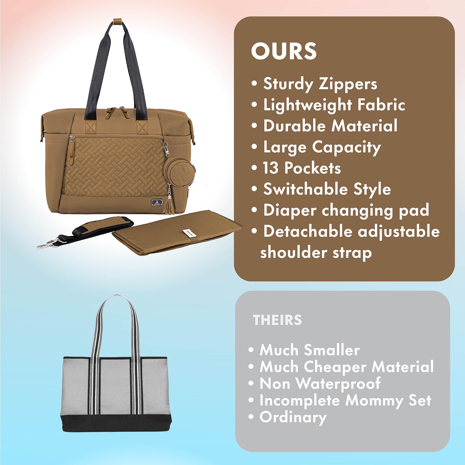 Dikaslon shoulder strap in use for easy cross-body wearing.