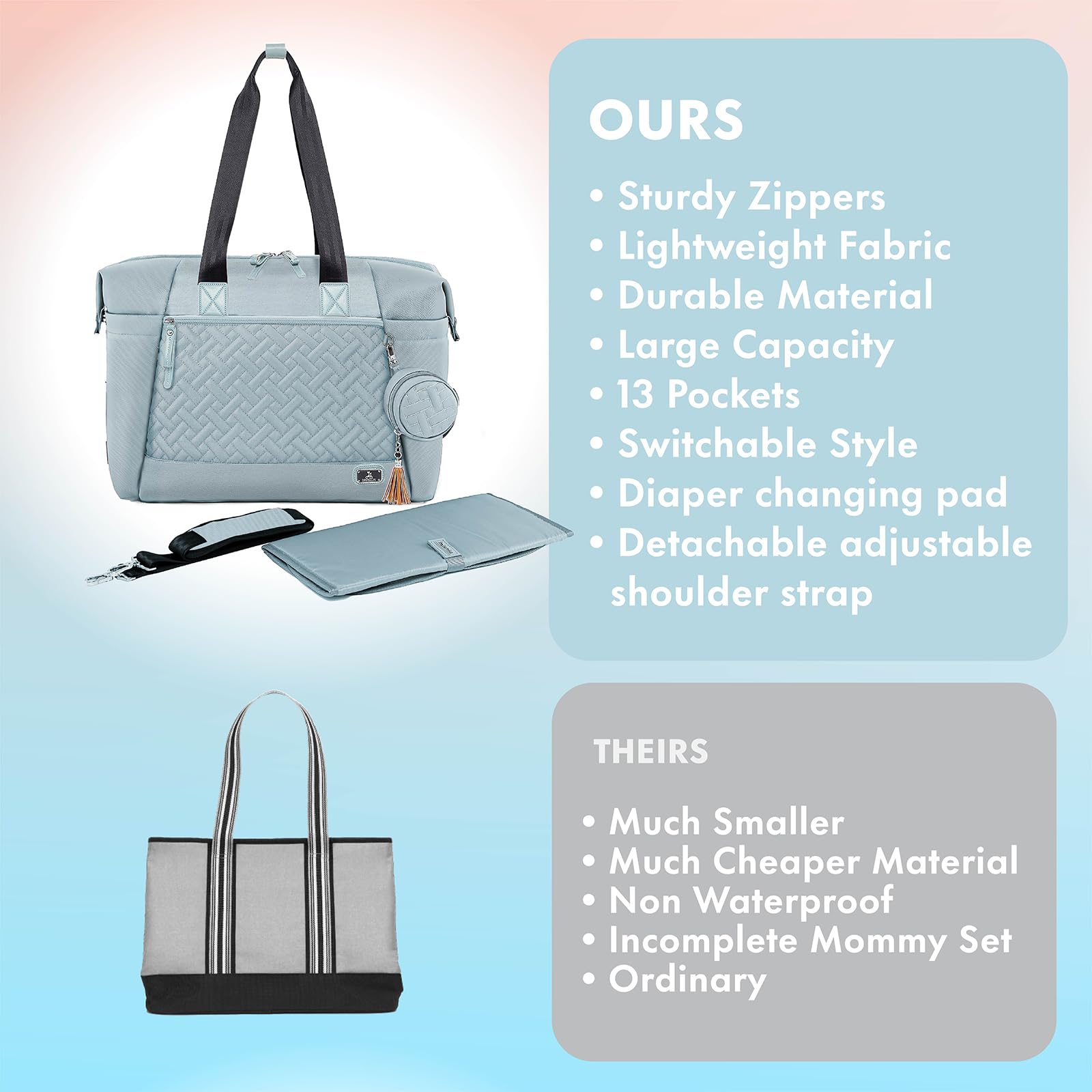 Back luggage sleeve slides over carry-on handles for easy travel.