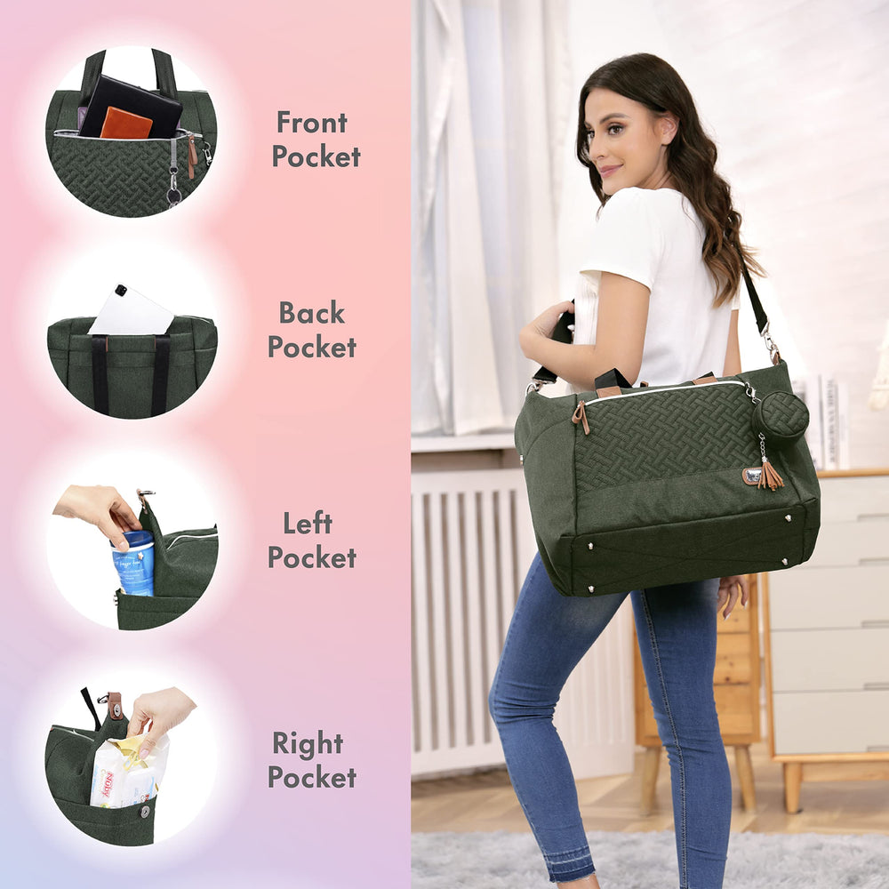 Dikaslon diaper bag tote pacifier case keeps small items neatly within reach