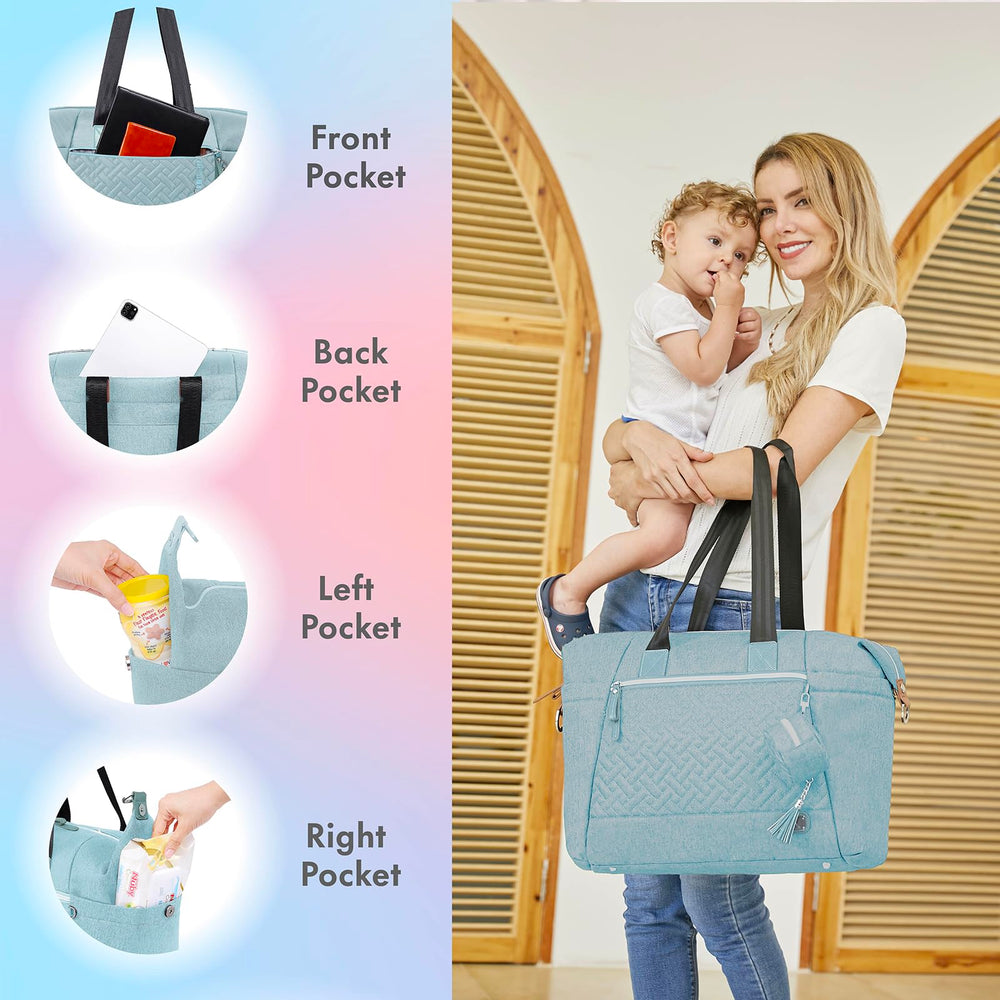 Adjustable shoulder strap for comfortable sling during crowded days.