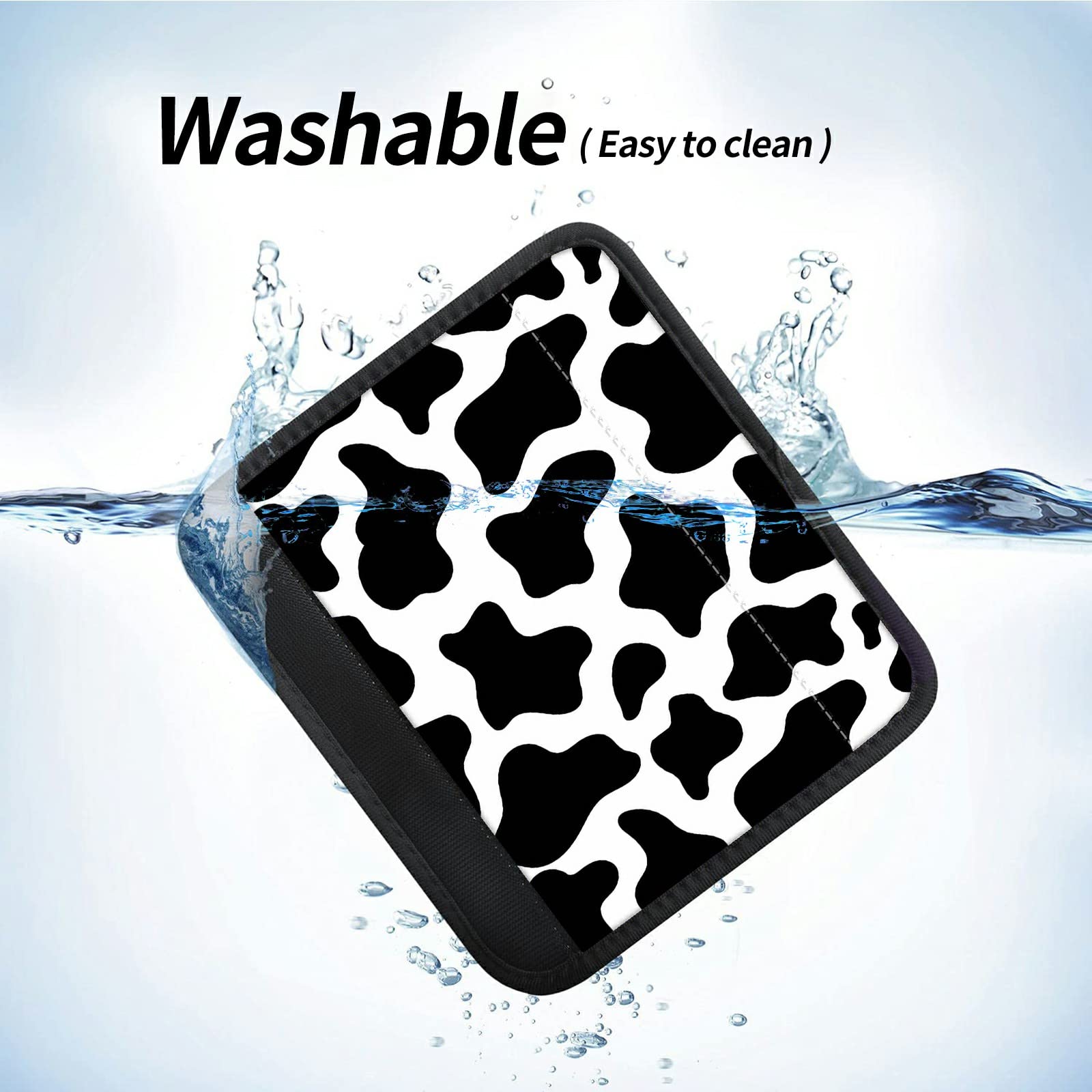 Dikoer cow print pattern offers stylish car interior accessory