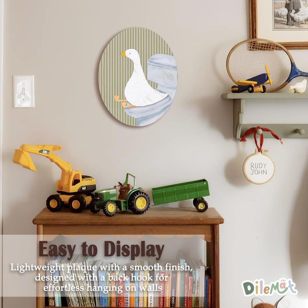 Dilemat goose wall art ideal for bedrooms and playrooms.