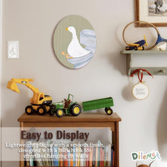 Dilemat goose wall art ideal for bedrooms and playrooms.