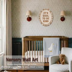 Dilemat kids room decor oval wall art for nurseries and playrooms