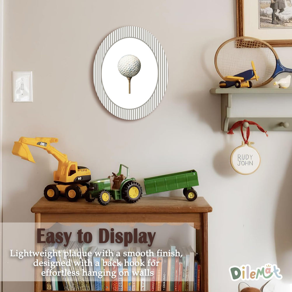 Dilemat retro wall sign offers fade-resistant print for long-lasting vibrant artwork.