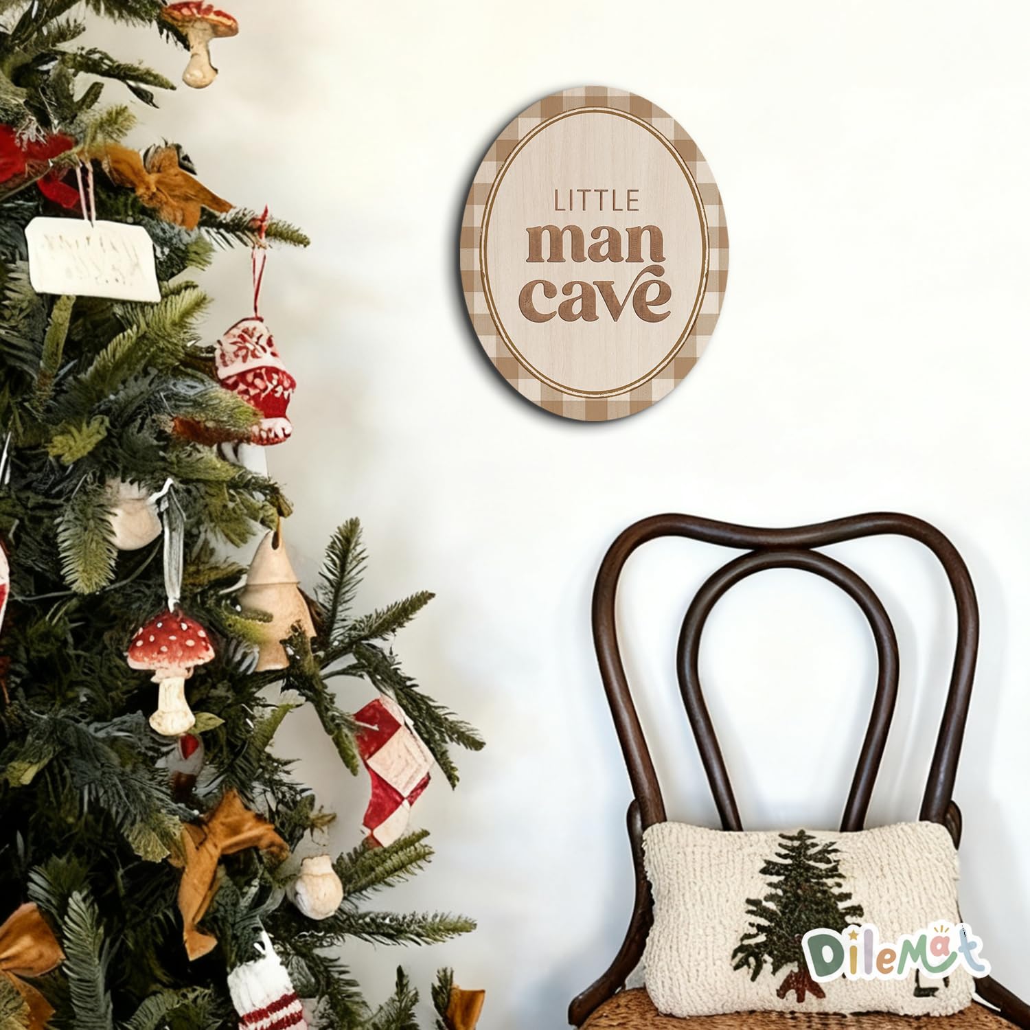 Dilemat oval sign offers versatile gift idea for birthdays or holidays