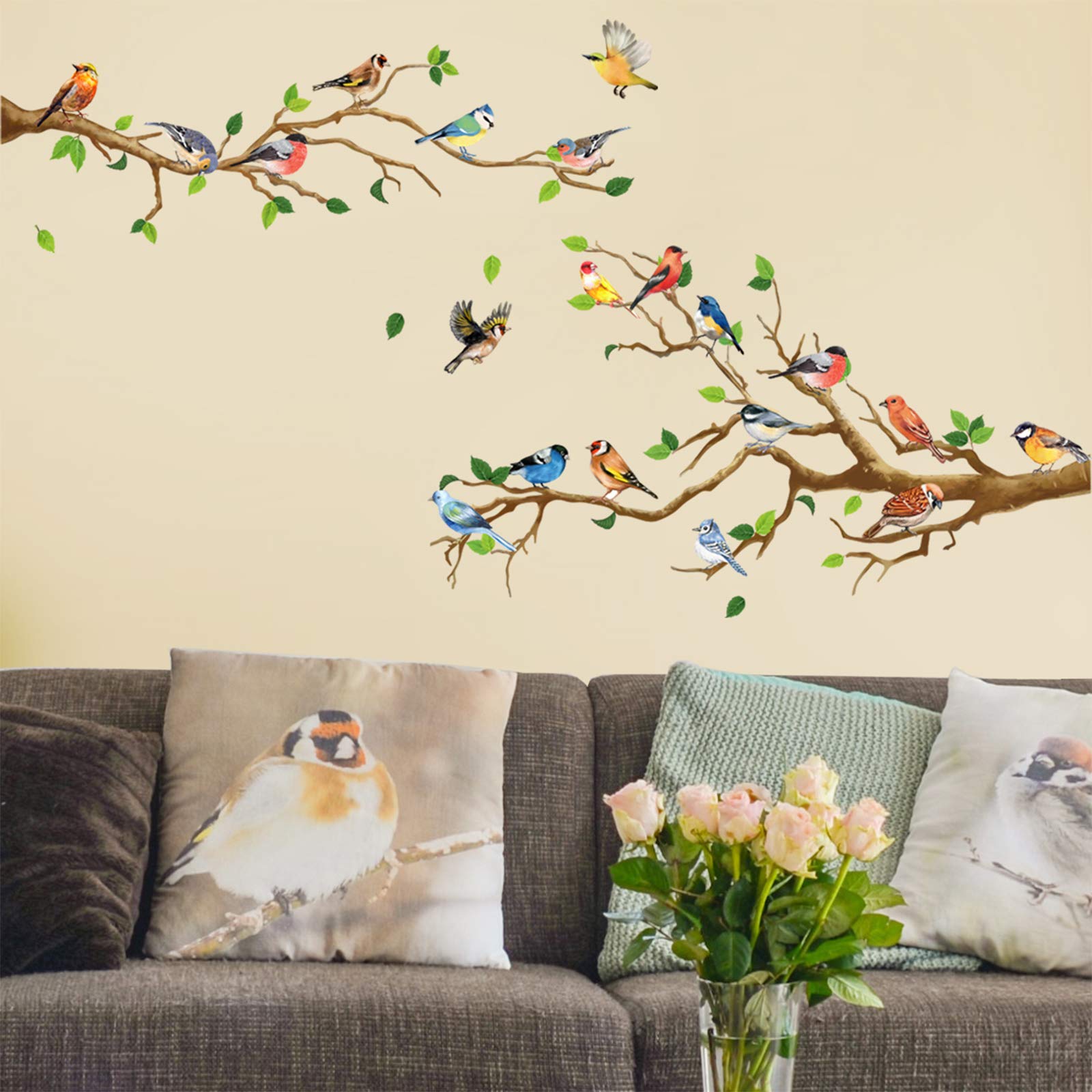 DILIBRA PVC removable wall sticker withstands moisture and daily use.