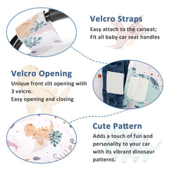 DILIMI 360-coverage car seat cover ensures privacy during strolls