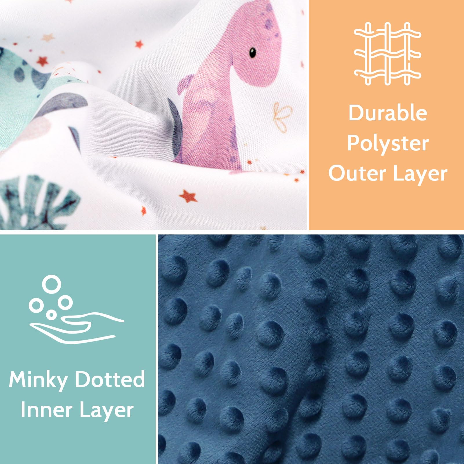 DILIMI peekaboo-opening cover allows quick baby checks