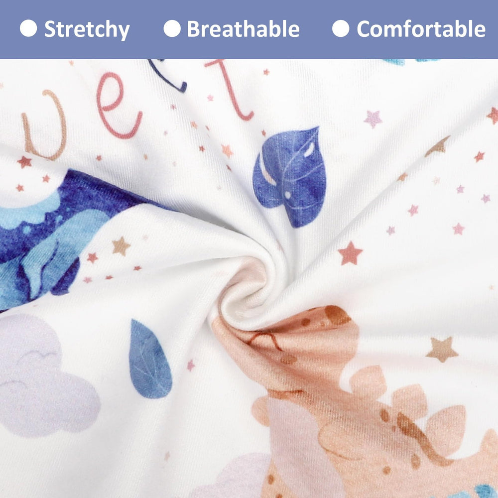 DILIMI cover features watercolor dinosaur pattern for cute nursery decor.