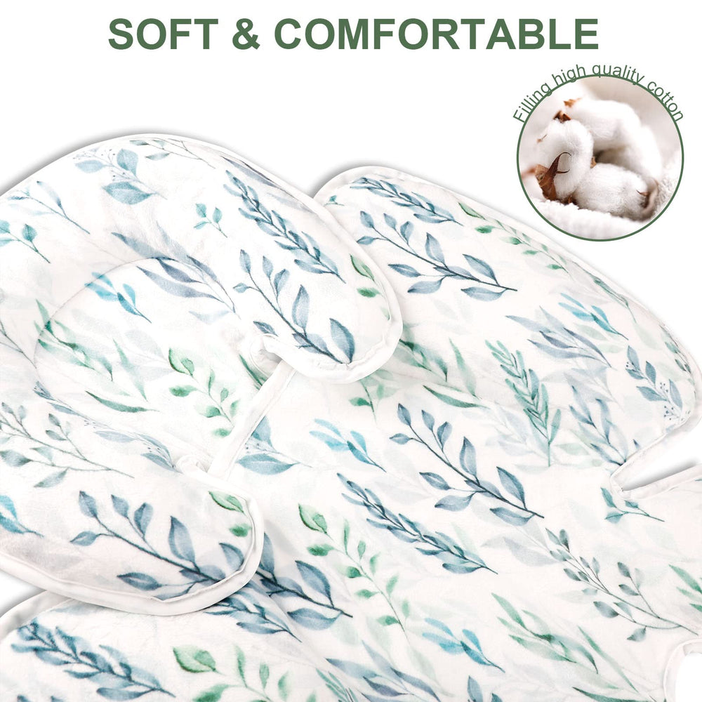 DILIMI adjustable head support with velcro grows with your baby.