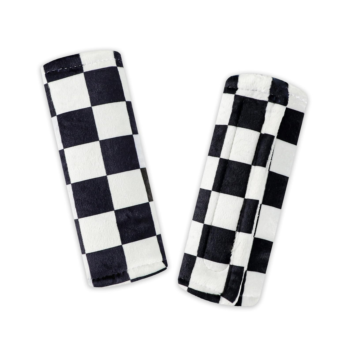 DILIMI soft minky belt cover keeps baby comfortable during car rides.